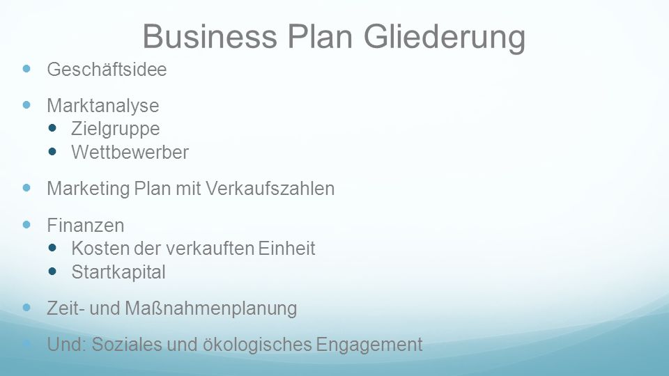 Was ist ein Businessplan? Eine Definition